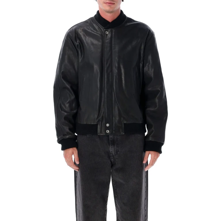 Isabel Marant Blaike Leather Bomber Jacket