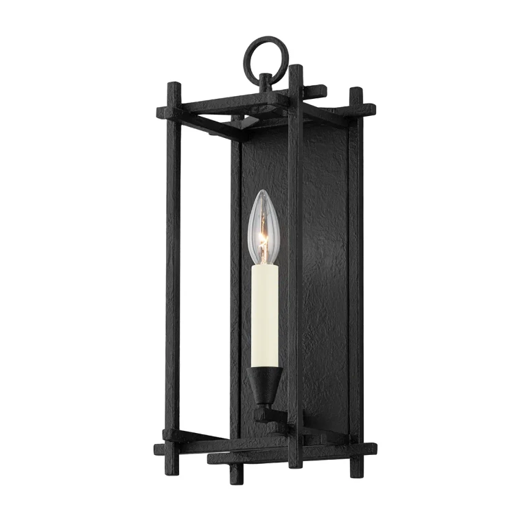 Black Iron Wall Sconce from the Huck Collection
