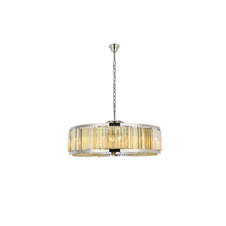Polished Nickel Chandelier from the Chelsea Collection