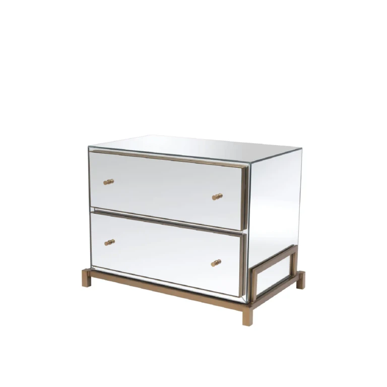 Mirror Glass Bedside Table | Eichholtz Clarington