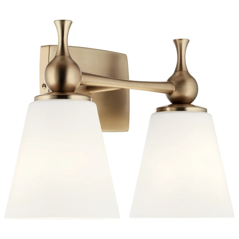 Cosabella 2-Light 15" Bathroom Vanity Light in Champagne Bronze