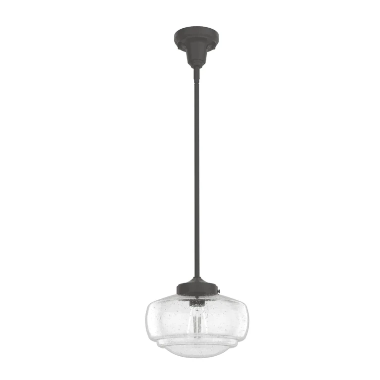 Noble Bronze One Light Mini Pendant from the Saddle Creek Collection