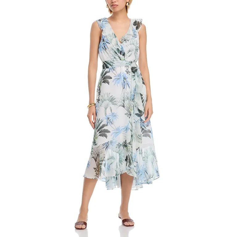 Tommy Bahama Palisade Palms Sleeve Maxi Dress