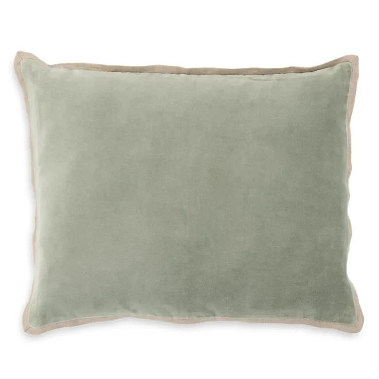 Annie Selke Gehry Velvet Linen Decorative Pillow Cover, Lumbar