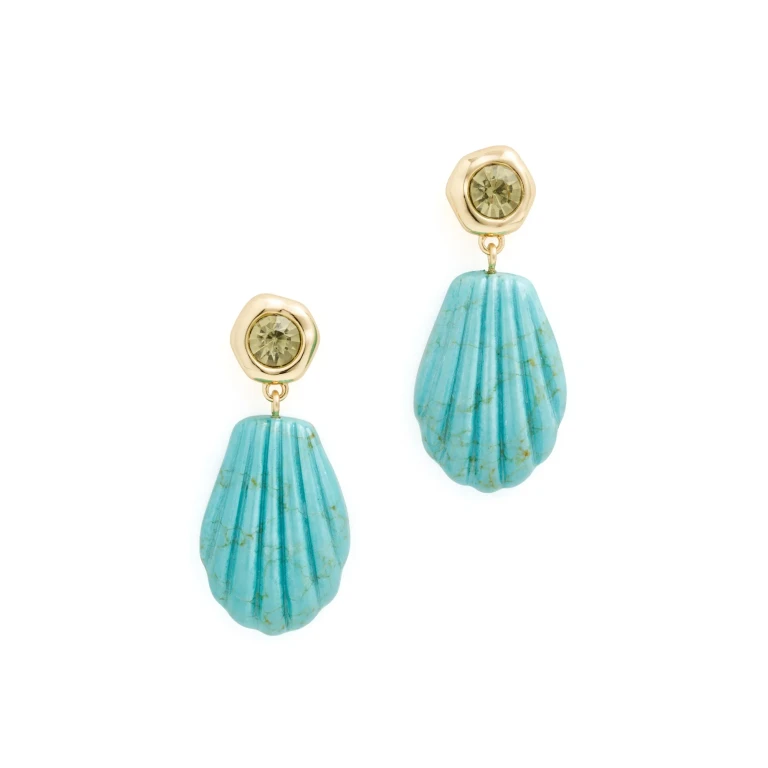 Mignonne Gavigan Natalia Drop Earrings Turquoise One Size