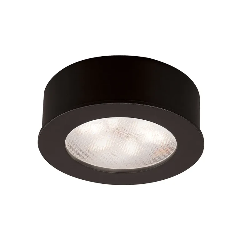 Black LED Button Light from the Led Button Light Collection