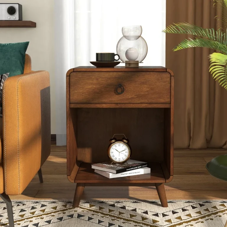 Gerry Dark Oak End Table