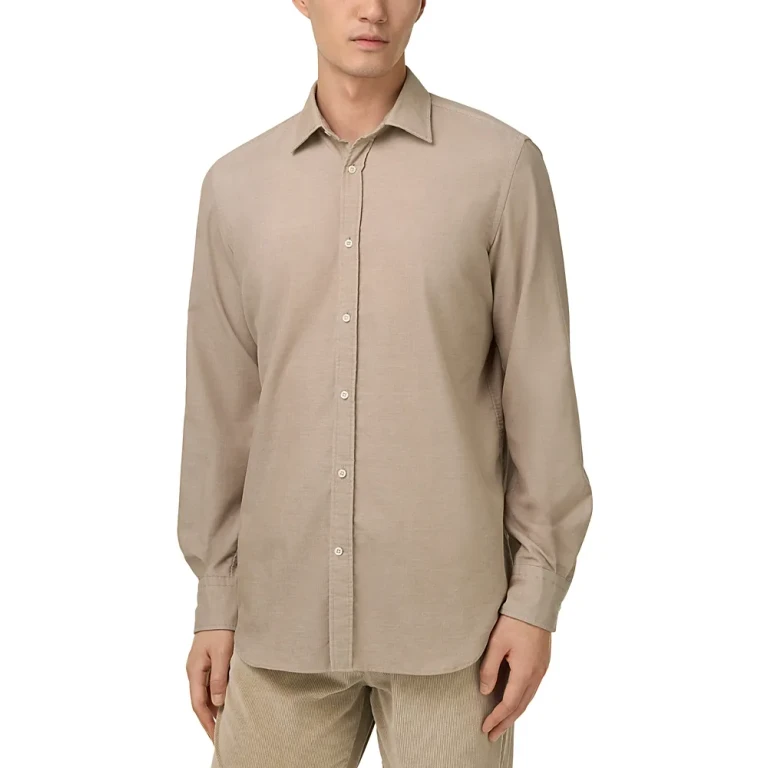 Boggi Milano Yarn Dye Velvet Shirt