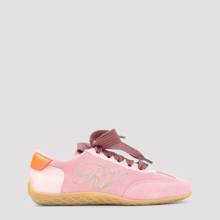 ROGER VIVIER - Roger Vivier Pink Low Top Sneakers
