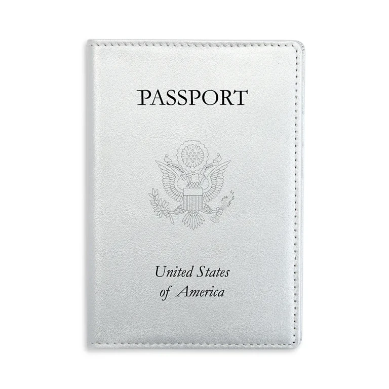 Royce New York Leather Rfid-Blocking Gold-Accented U. s. Passport Case