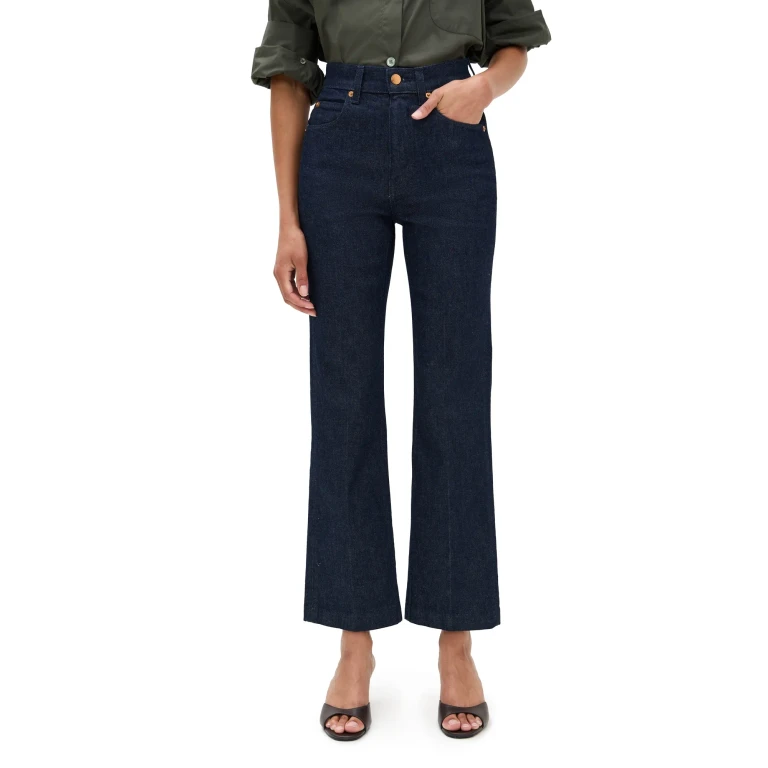 Jamie Haller The Blind Crease Crop Jeans Dark Raw 28