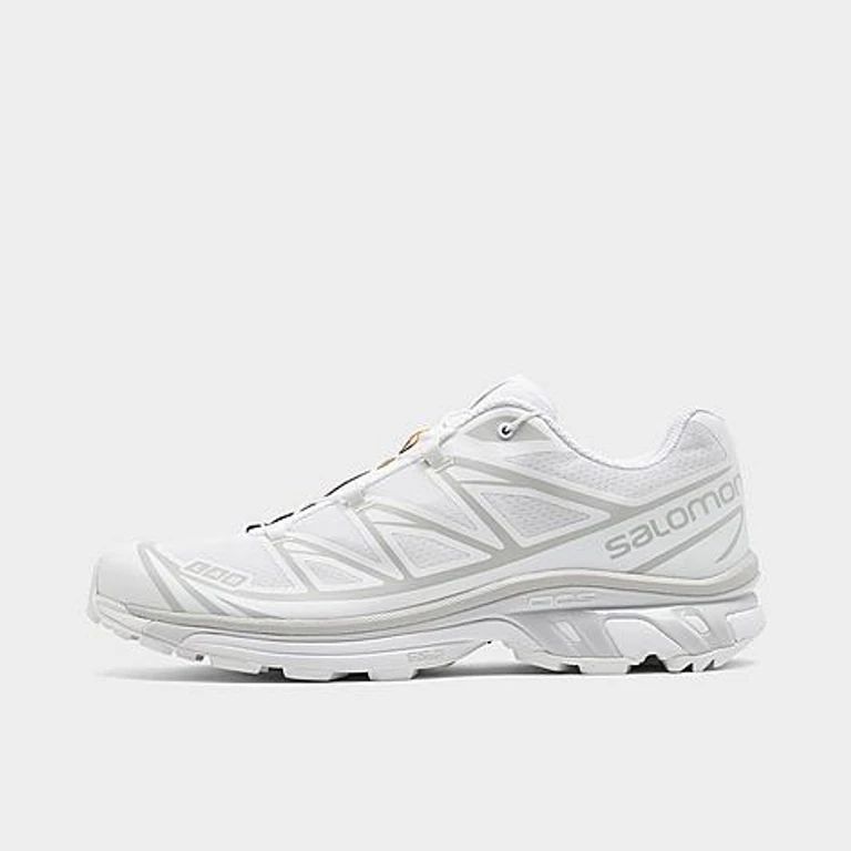 Salomon XT-6 Casual Shoes in White/White/Lunar Rock Size: 7.5