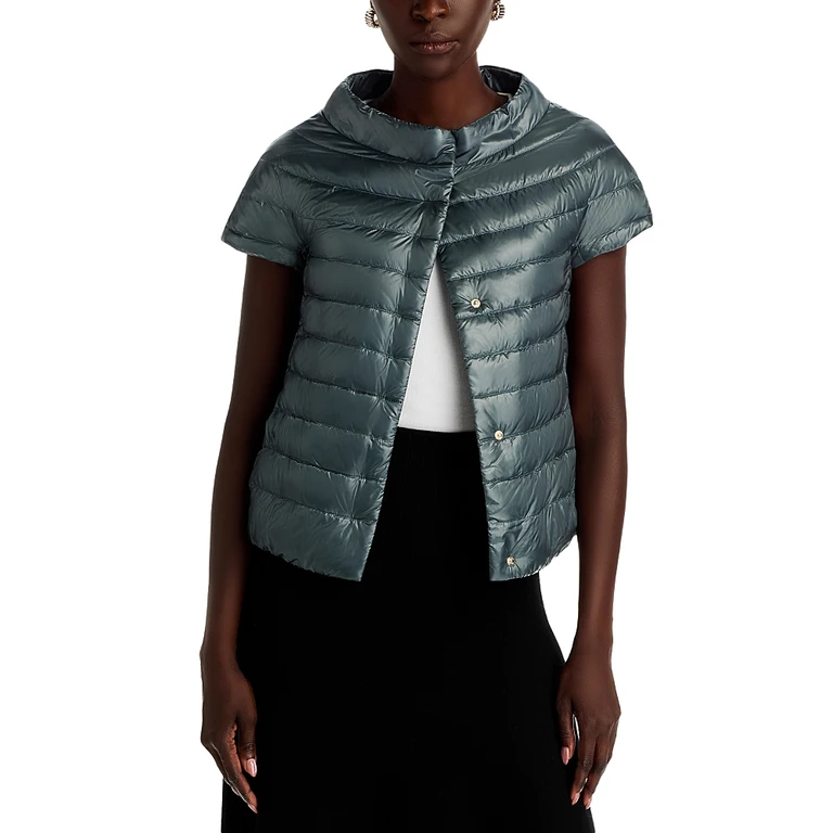 Herno Emelia Cap Sleeve Puffer Jacket