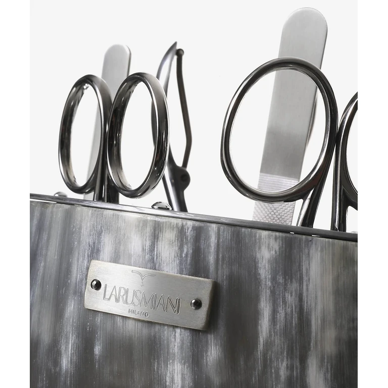 Larusmiani Manicure Set Kruger Gray - Unisex