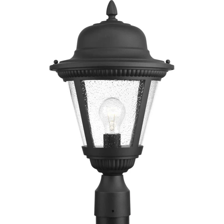 Black One Light Post Lantern from the Westport Collection
