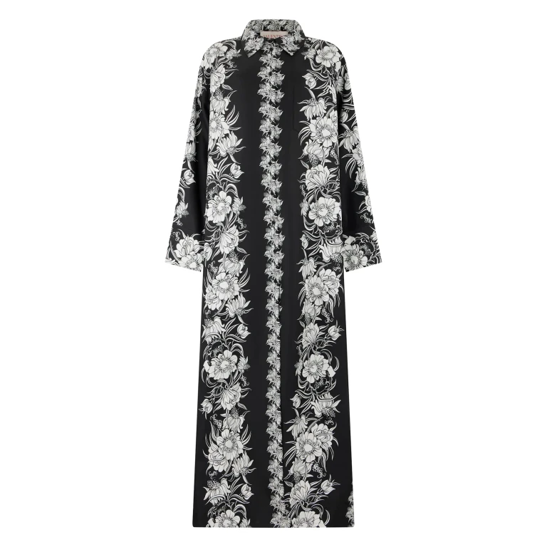 Rotate by Birger Christensen Long Floral Dress