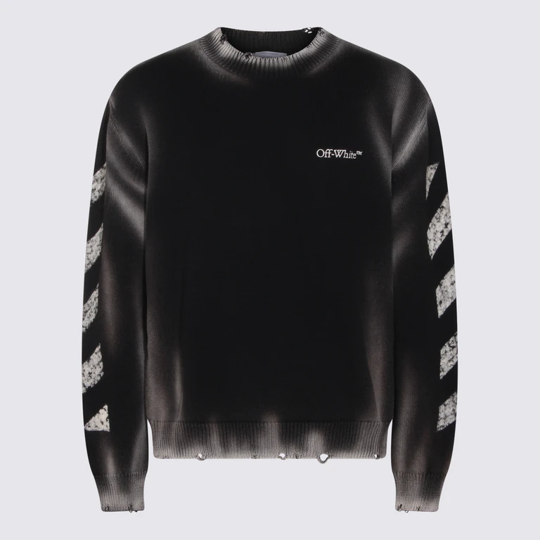 Off-White Sweaters Black _co - Men