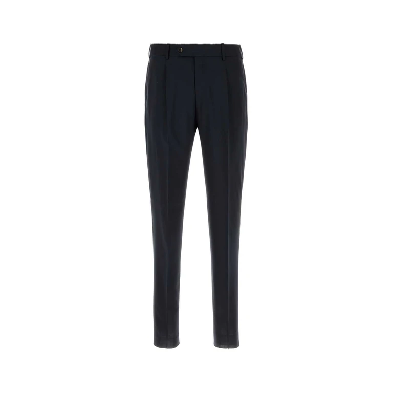 Pt Torino Midnight Blue Wool Pant 0370 Exterior: Virgin Pantaloni - Men