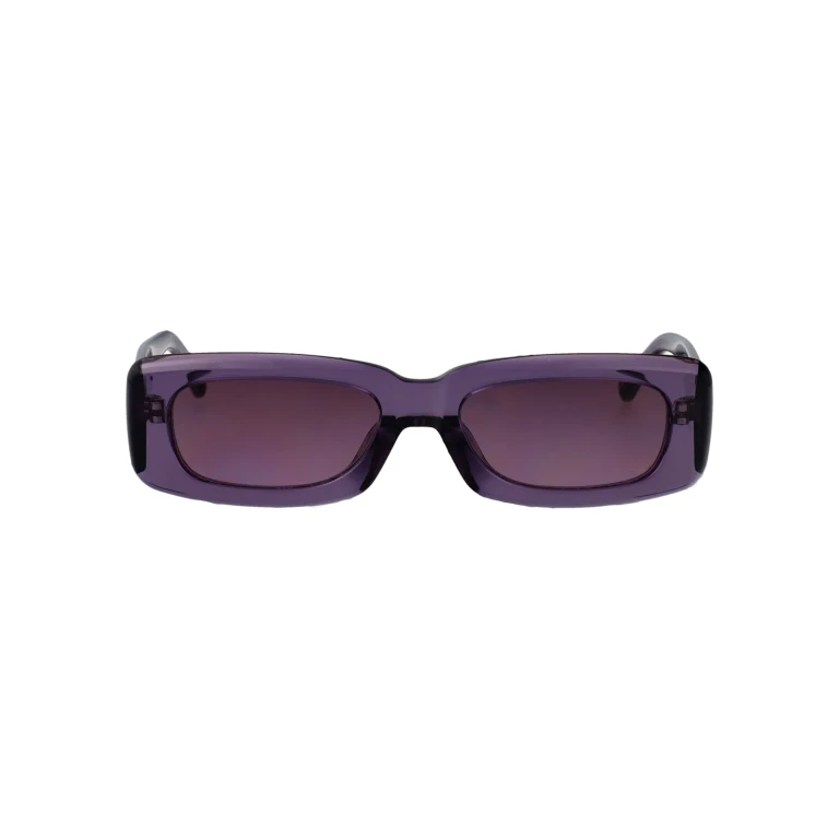 The Attico Mini Marfa - Black / Yellow Gold Sunglasses