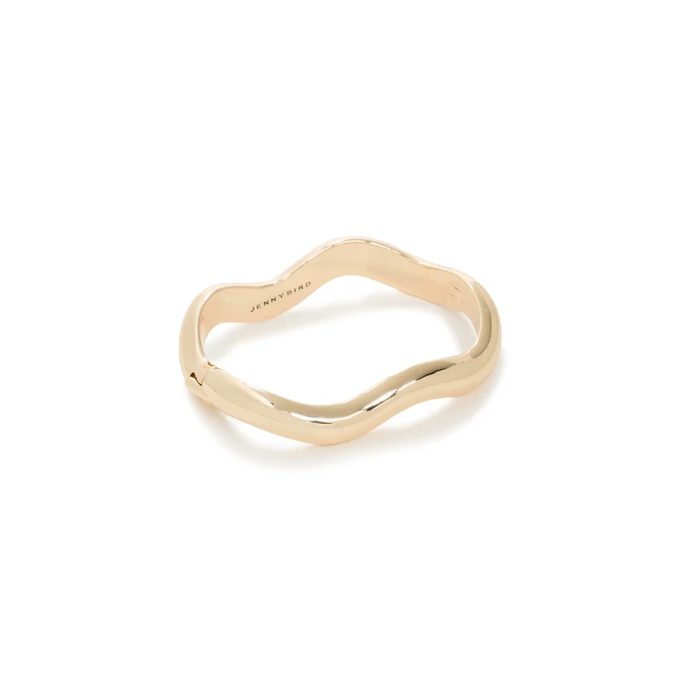 JENNY BIRD Ola Bangle High Polish Gold One Size