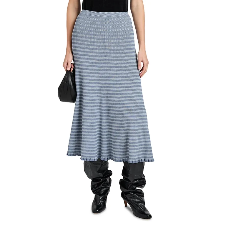 Proenza Schouler White Label Stine Geo Knit Skirt