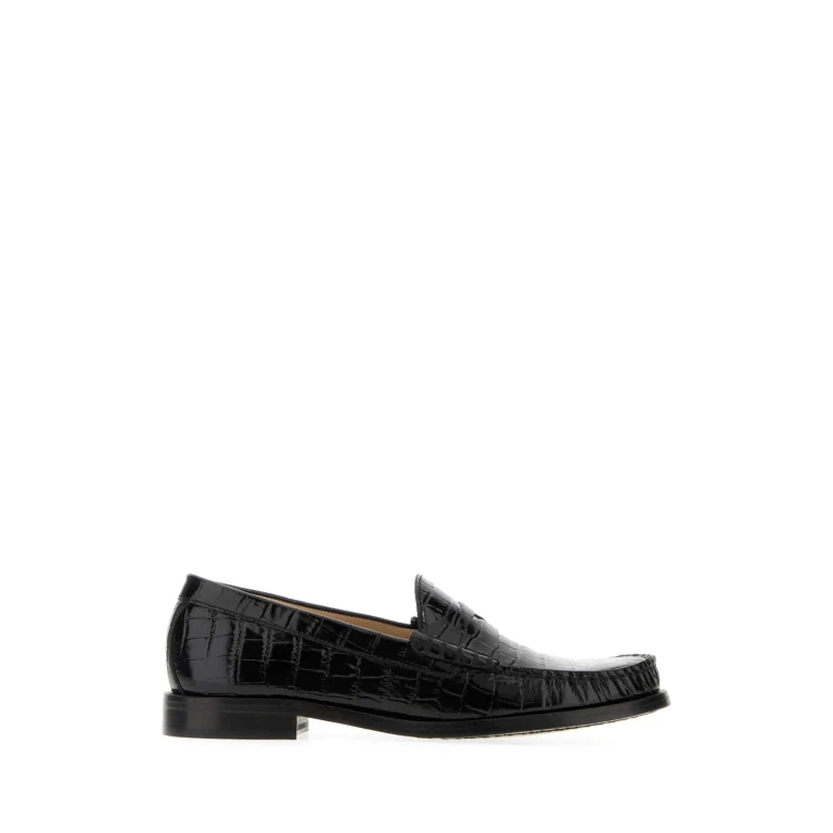 Stuart Weitzman Women's Lottie Embossed Loafers