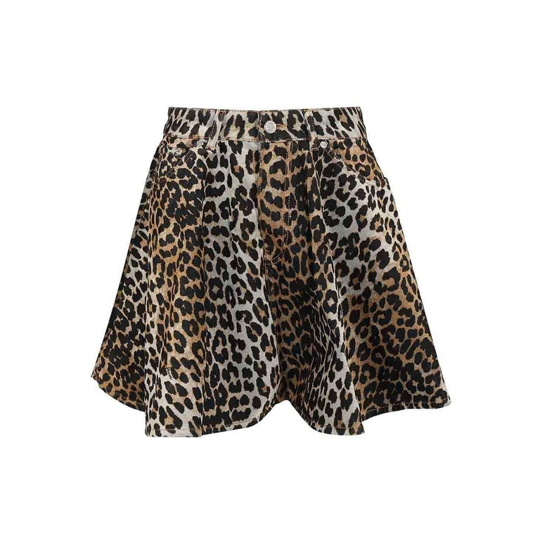 Ganni Mini Jupe - Imprimé Animal