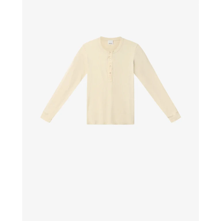 Tee Shirt Leigh - Homme - Écru - Taille XS - Isabel Marant