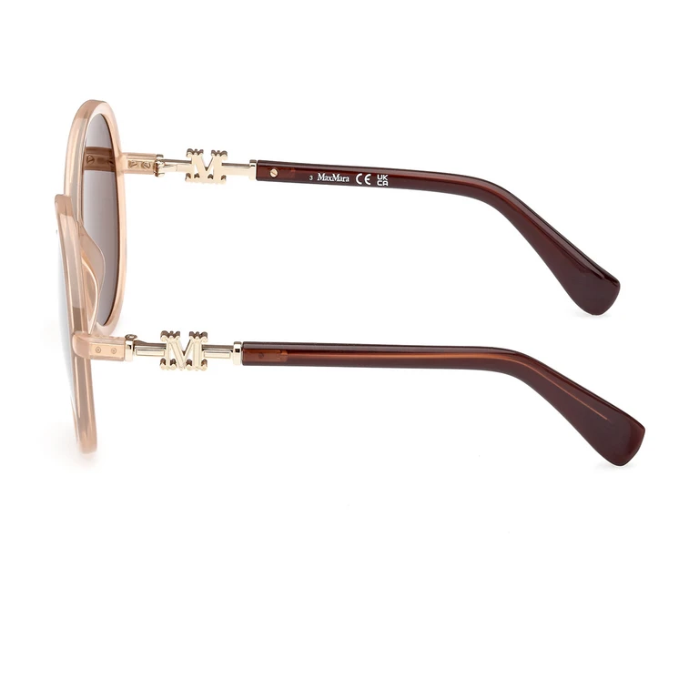 Max Mara MM0065 59F Beige Acetate Occhiali Sole - Women