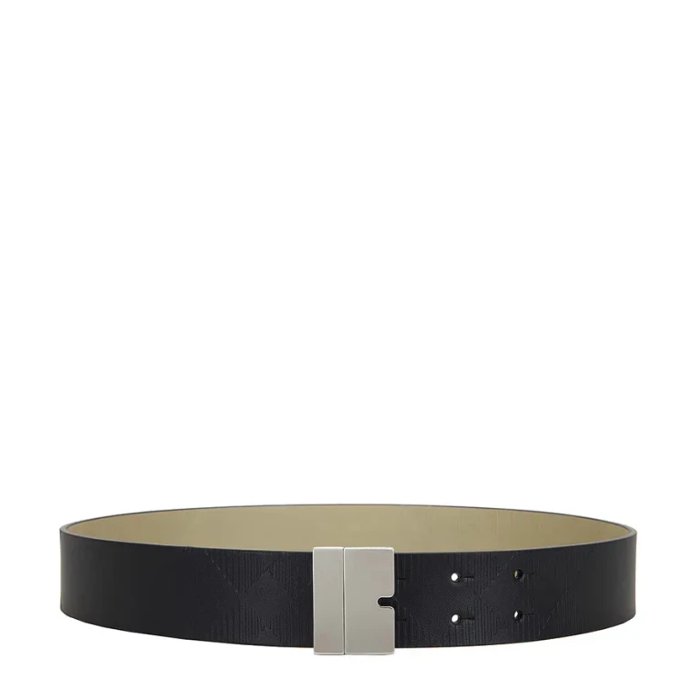 Burberry Leather Reversible B Cut Belt