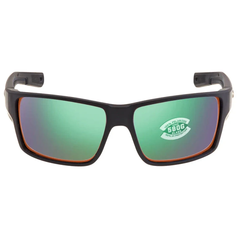 Costa Del Mar REEFTON PRO Green Mirror Polarized Glass Mens Sunglasses 6S9080 908002 63