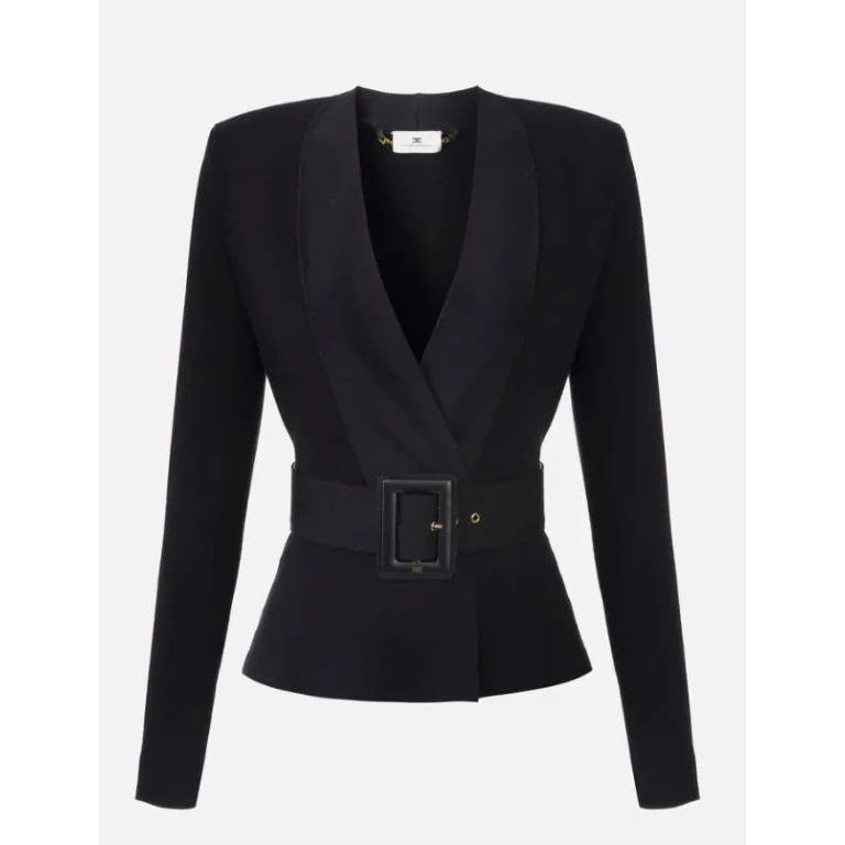 Elisabetta Franchi Veste Casual - Noir