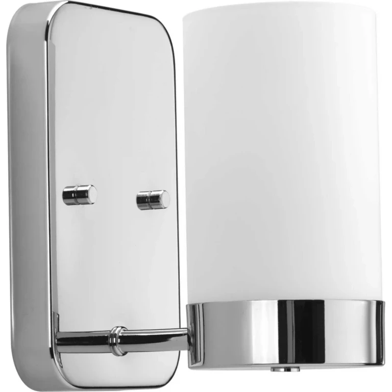 Polished Chrome One Light Bath from the Elevate Collection