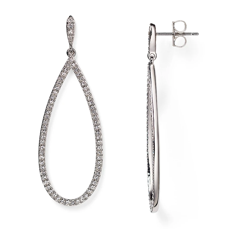 Nadri Pave Drop Earrings