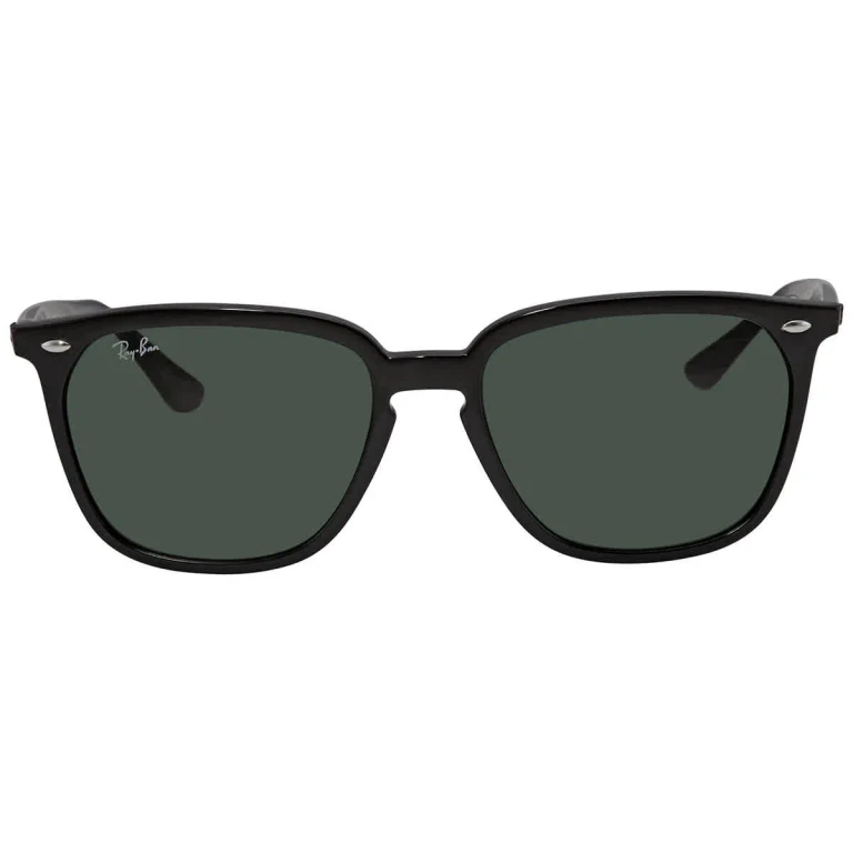 Ray Ban Dark Green Square Unisex Sunglasses RB4362 601/71 55