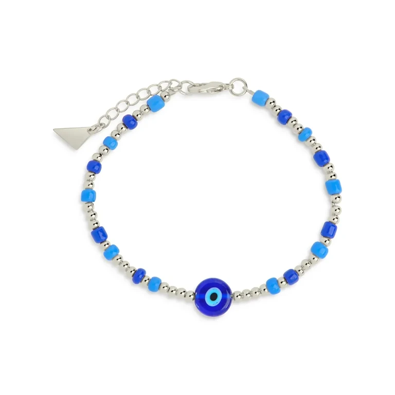 Sterling Forever Sybil Beaded Bracelet