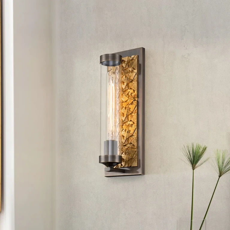 Dark Bronze Wall Sconce from the Elysian Collection