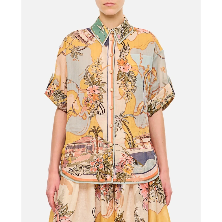 Zimmermann Tallow Relaxed Shirt