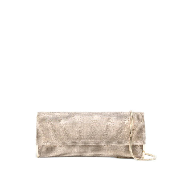 Benedetta Bruzziches Kate Embellished Chain Clutch Bag