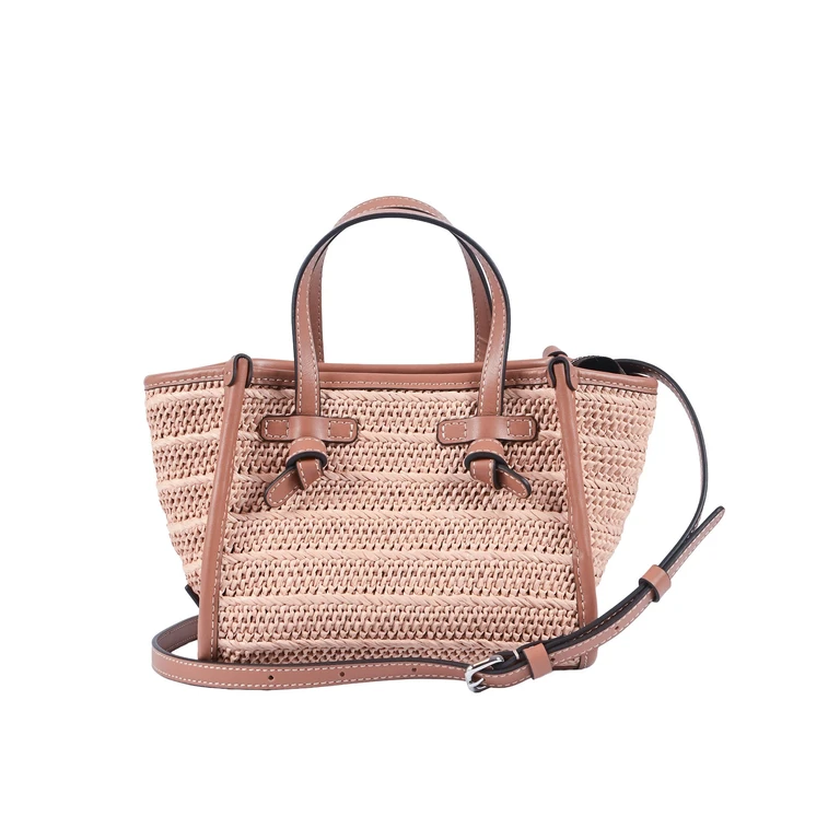 Michael Kors Leather And Fabric Bag