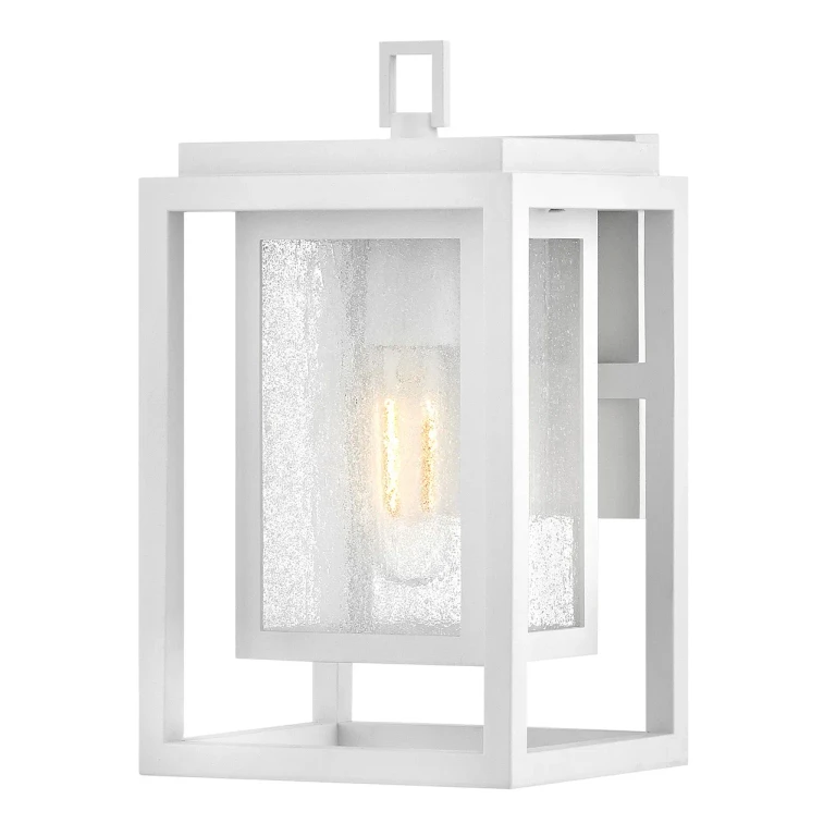 Textured White LED Wall Mount from the Republic Collection