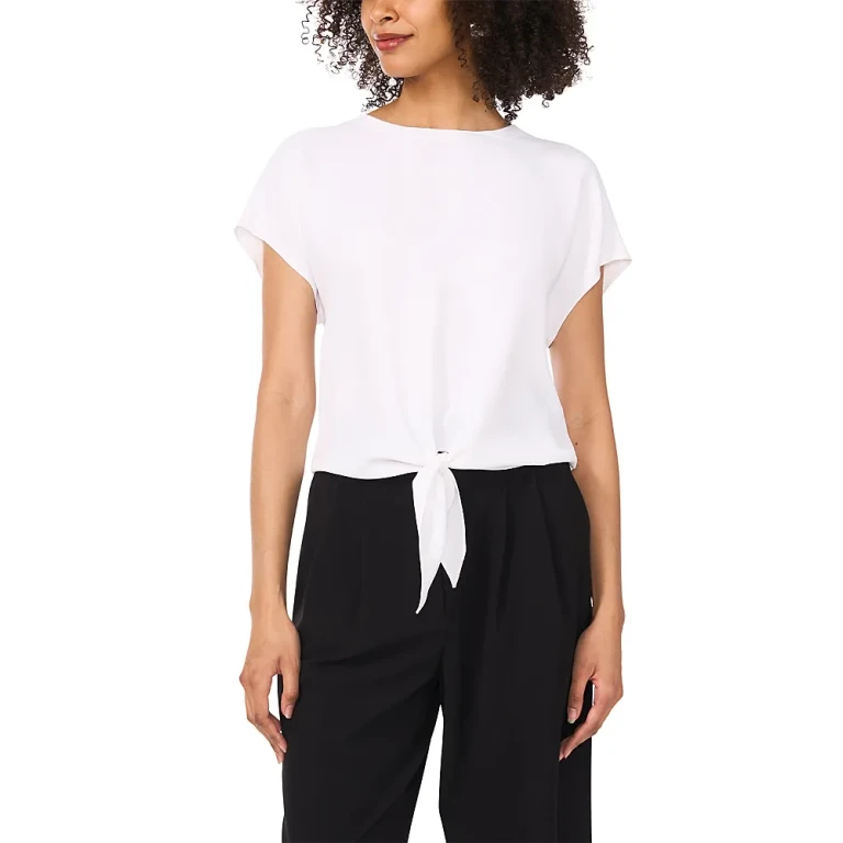 Vince Camuto Tie Hem Top