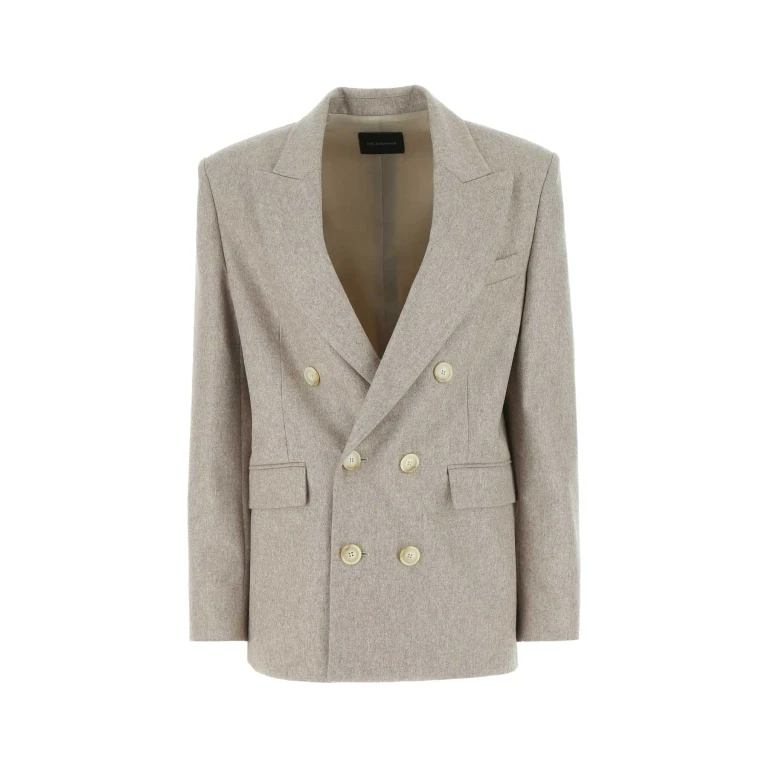 The Andamane Dove Grey Stretch Wool Blend Blazer