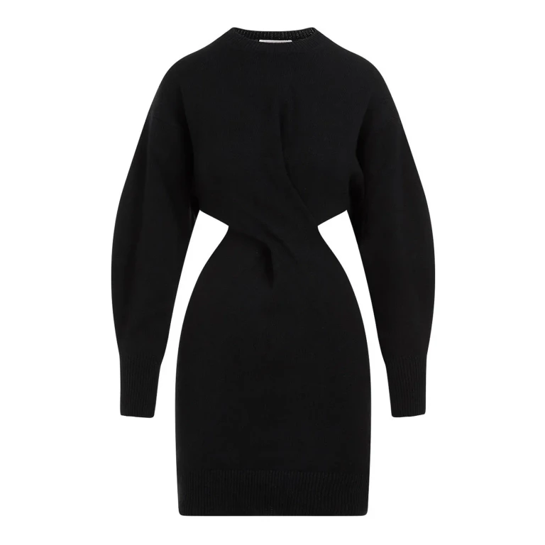 Alexander McQueen Twisted Rib Kleid