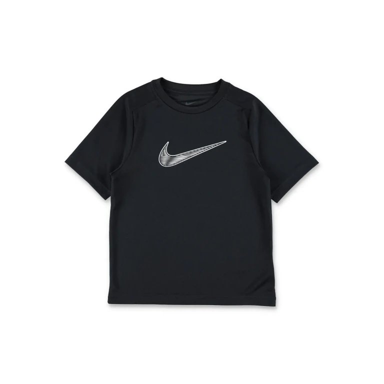 Boy's Polyester Sport T-shirt with Swoosh Logo (IF2430100)