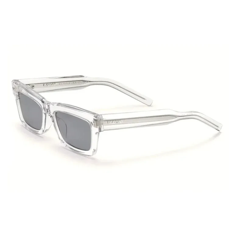Valentino V - SHARP Smoke Rectangular Unisex Sunglasses VLS-134 C 53