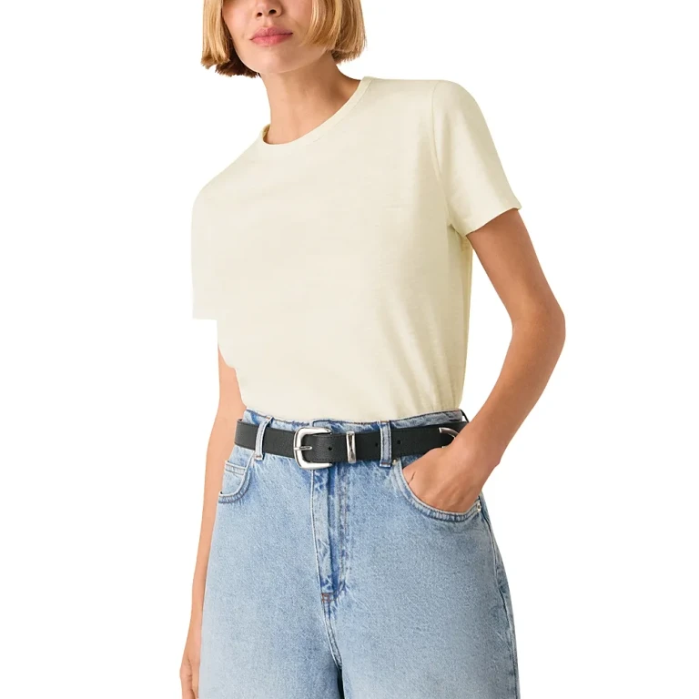 Whistles Posie Double Trim Tee