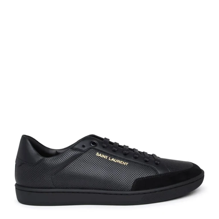 Saint Laurent Mens Court Classic Low Top Sneakers