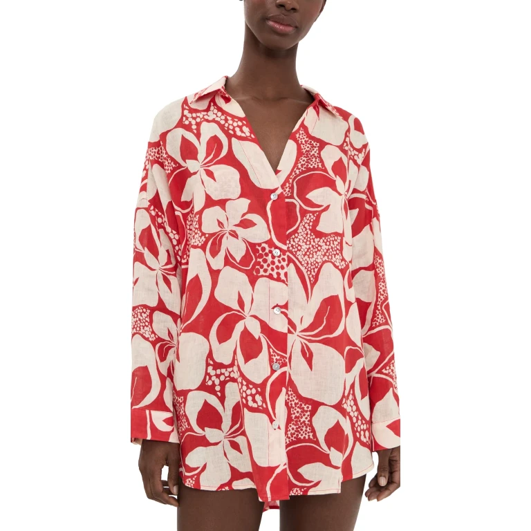 LSPACE Rio Tunic Hottest Pink M/L