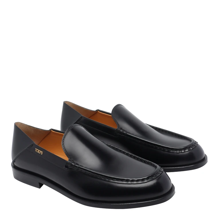 Tod's Tods Sandals Black Calf Leather/leather Sole - Women